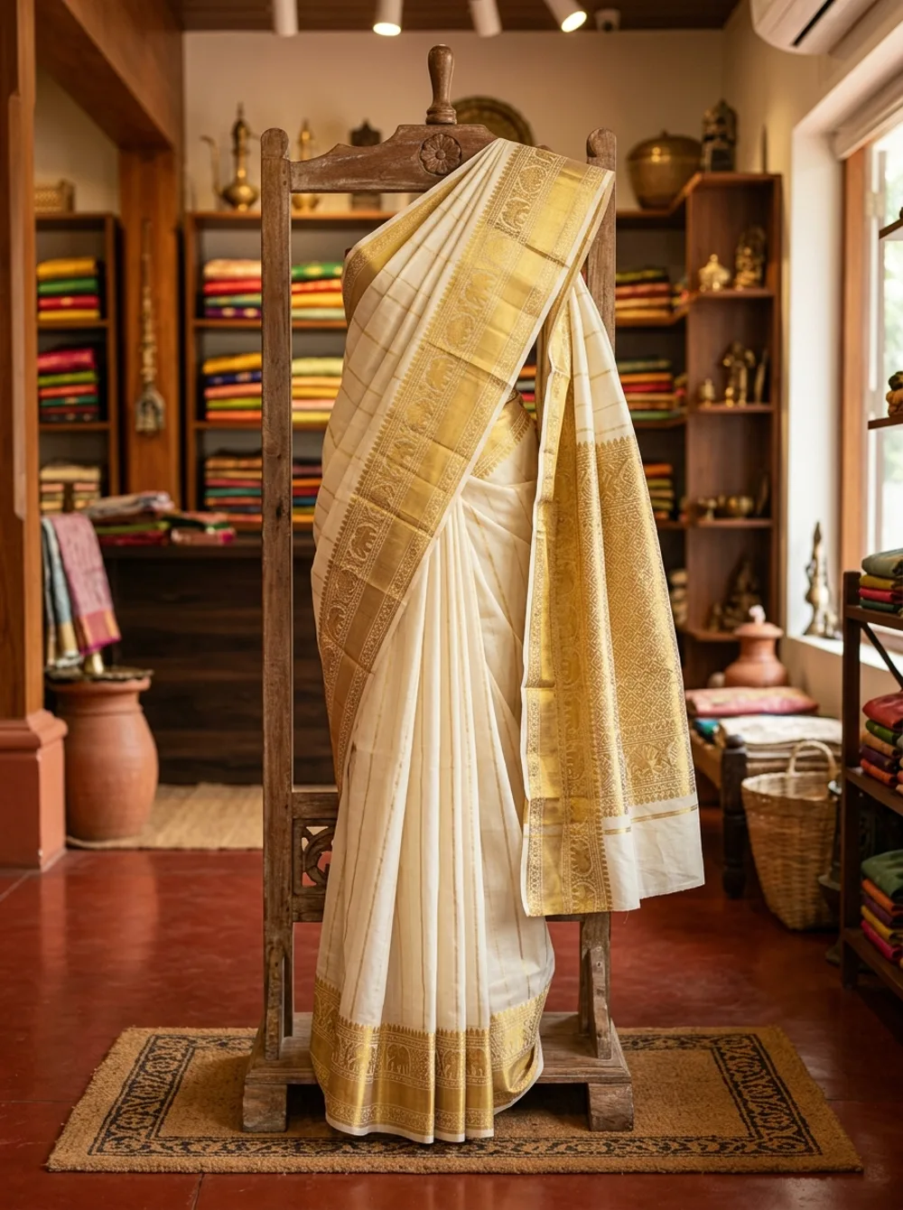Kasavu Silk